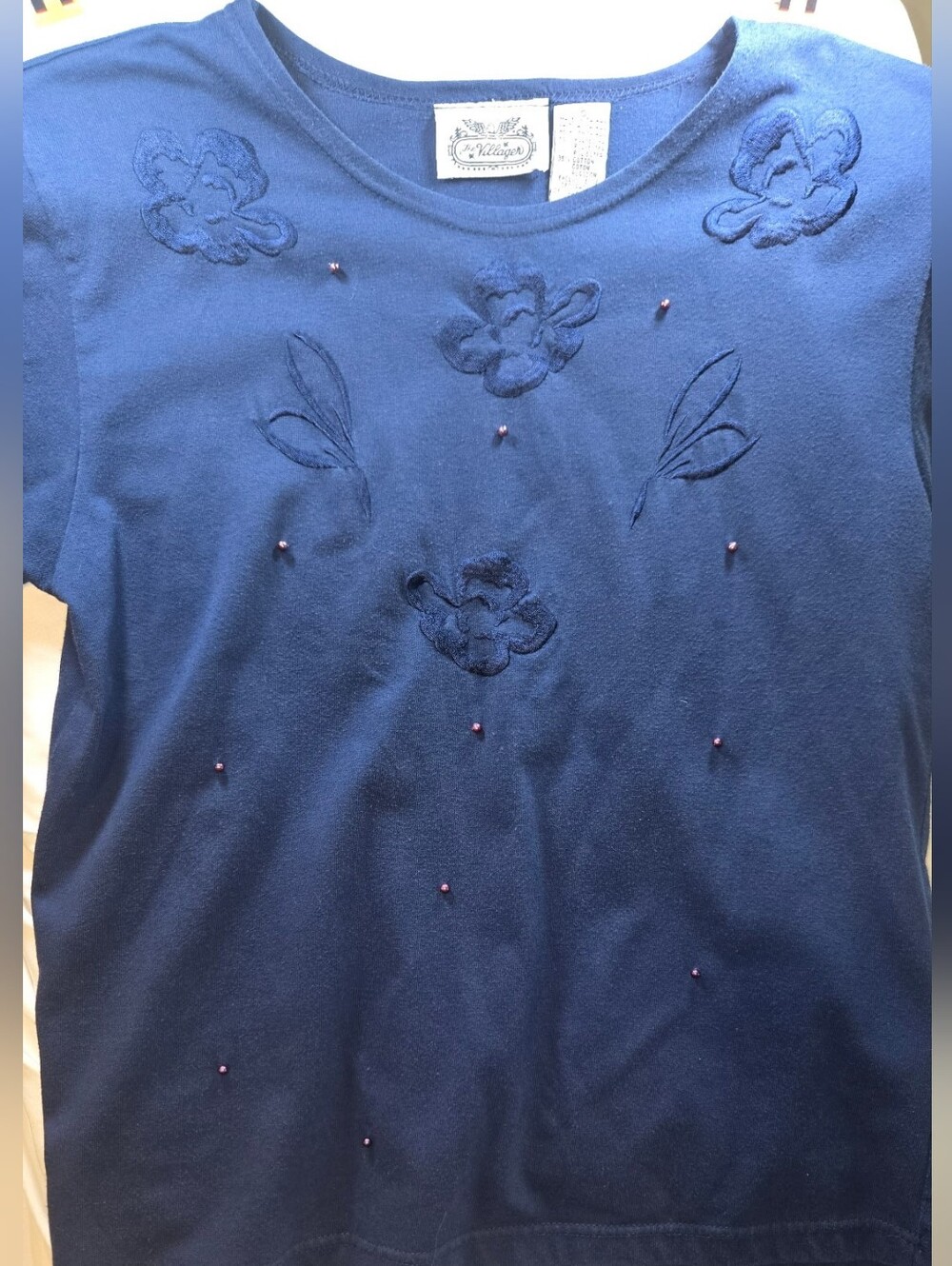 Blue Knit Top by The Villager